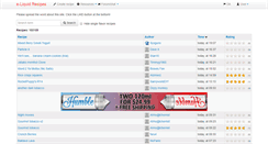 Desktop Screenshot of e-liquid-recipes.com